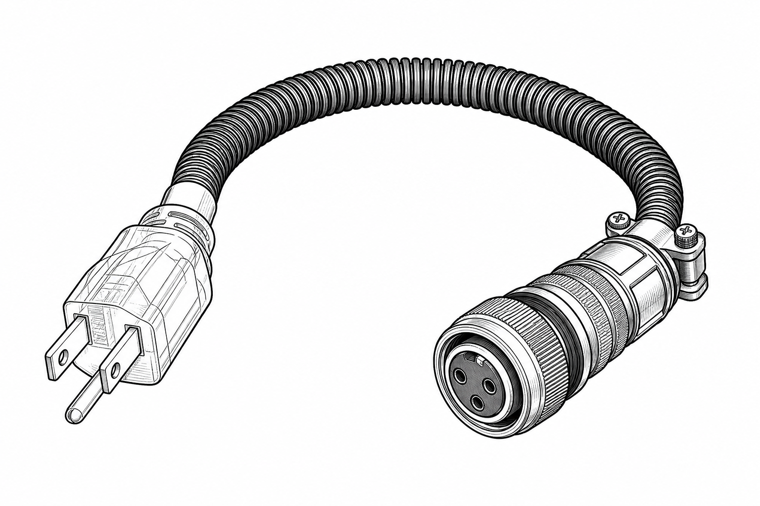 Prime Current AC power cable assembly